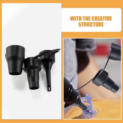 Happyyami 8pcs Air Pump Nozzle Attachments for Inflatable Beds and Air Mattresses