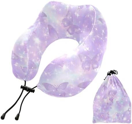 ALAZA Neck Travel Pillow with Memory Foam and Washable Cover 1