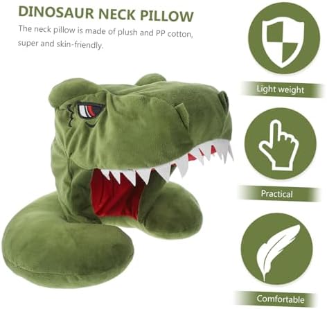 Sturdy Dinosaur Travel Neck Pillow for All Ages