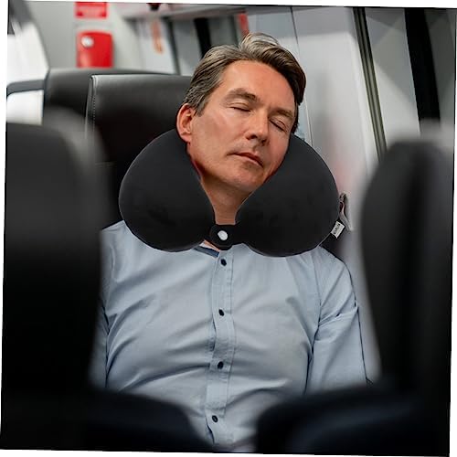 U-Shaped Memory Foam Travel Neck Pillow for Adults