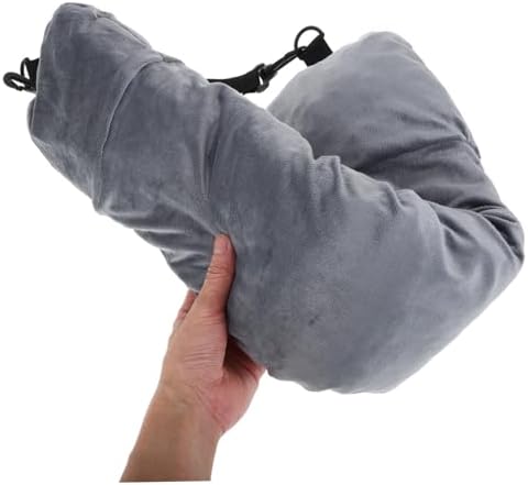 Luxshiny Travel Pillow with Storage Function for Airplane or Long Flight