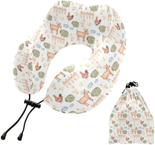 Gredecor Memory Foam Travel Neck Pillow for Air Car and Office Use