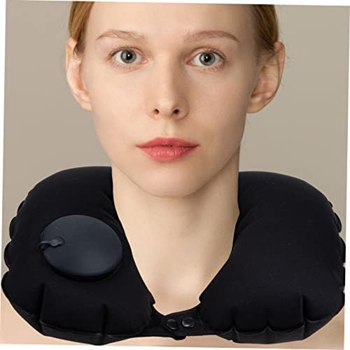 ABOOFAN Portable Inflatable Travel Pillow Neck Support Comfort for Flights More