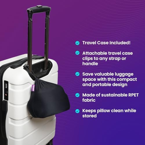 Cabeau Best Neck Pillow for Travel - 360 Support for Comfort Convenience