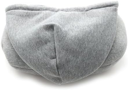 Holidoyo Travel Neck Pillow with Hood U-Shaped Design