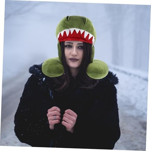 Cool Cylindrical Dinosaur Pillow for Travel