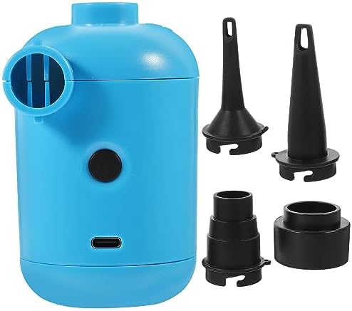 Electric Air Pump Rechargeable Portable Setup for Inflatable Mattresses Pools More