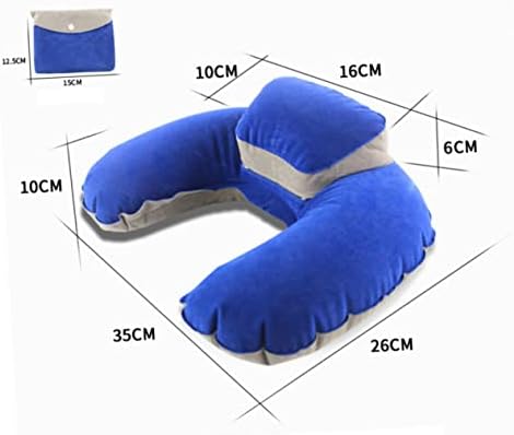 Sapphire Blue U-Shape Travel Pillow for Comfort on the Go