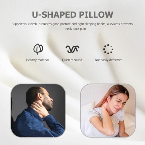 neck support U-shaped travel pillow for comfortable napping
