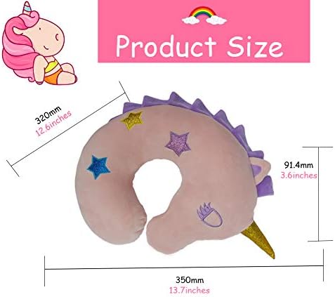 Unicorn Travel Pillow Cozy Snuggle for Everyone