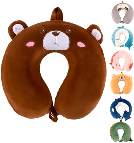 DUANY STOREKids Cute Travel Neck Pillow for Airplane Backup Support