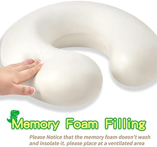 Dinosaur Travel Pillow for Kids with Memory Foam and Sleep Mask 1