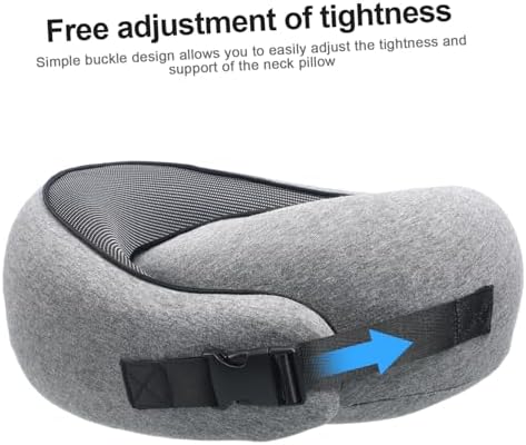 Travel Pillow Shaped Neck Support for Airplane Straps