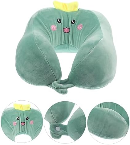 Amosfun Travel Neck Support Pillow for Airplane Train Car