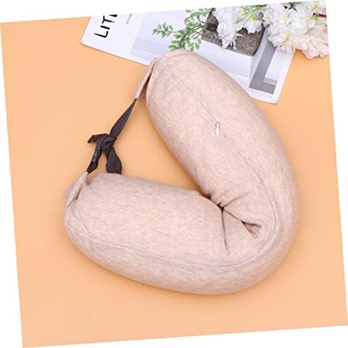 Soft Elastic U-Shaped Travel Pillow for Neck Support Office Home Use