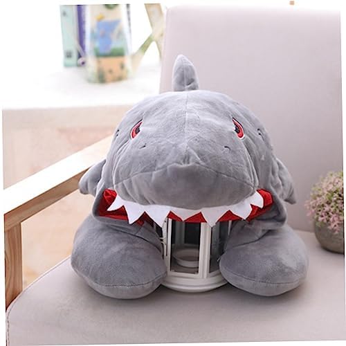 Goofy Shark Hat Travel Neck Pillow for Car and Airplane Sleep