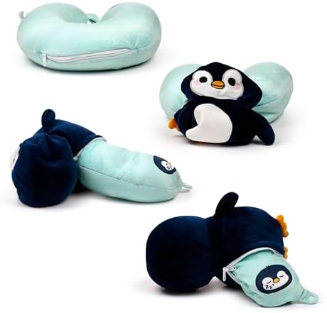 Penguin Travel Pillow Perfect for Cooling Off Snuggling and Storing