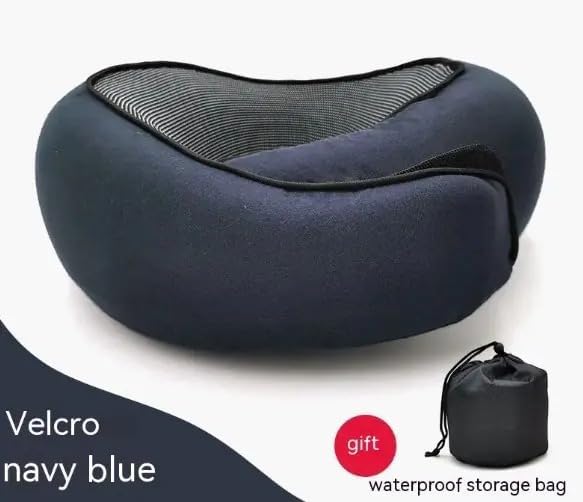 Memory Foam Travel Neck Pillow Soft and Comfortable for Naps on the Go