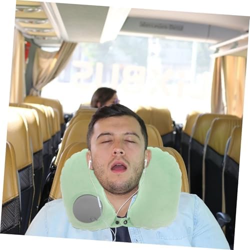 HEALLILY Inflatable Travel Neck Pillow for Airplane Use