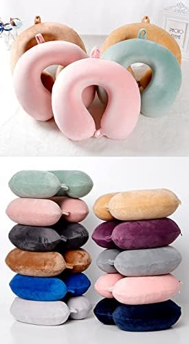 Perfect for Travel Portable Memory Foam Neck Pillow for Airplanes Cars and Office Use