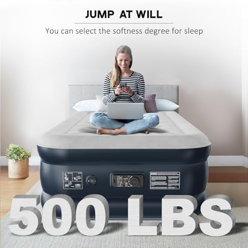 Perfect Match NAloneAir Mattress Twin with Built-In Pump