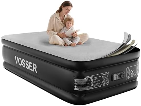 VOSSER Twin Air Mattress with Built-in Pump