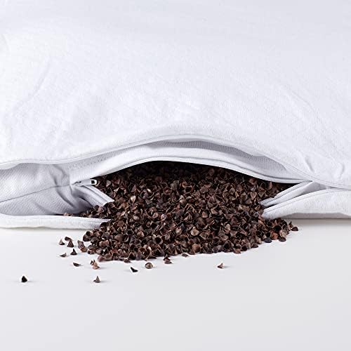 Bucky 100 buckwheat pillow travel-friendly natural comfort