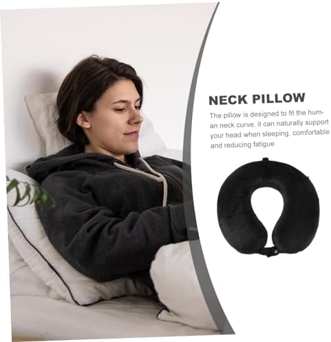 MERRYHAPY U-Shaped Memory Neck Pillow for Travel Comfort