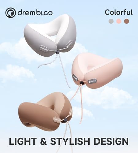 Drembloo Memory Foam Travel Pillow