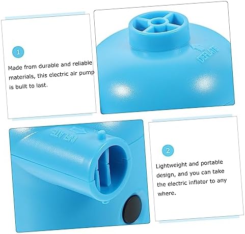 Toyvian 1Set USB Electric Air Pump Portable Inflatable Mattress Compressor