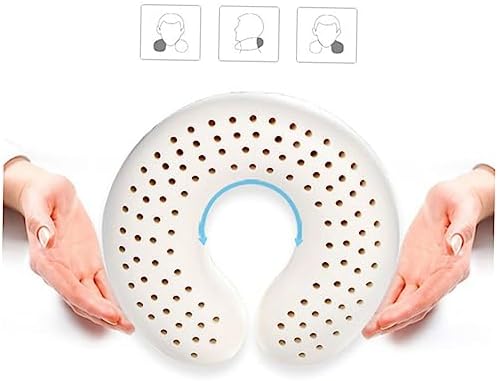 Nature Latex U-Shape Neck Travel Pillow - support for long journey