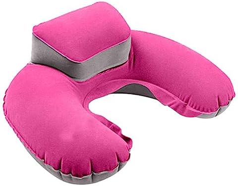 Cabilock U-Shape Inflatable Pillow for Travel Sleep Lightweight with Earplugs