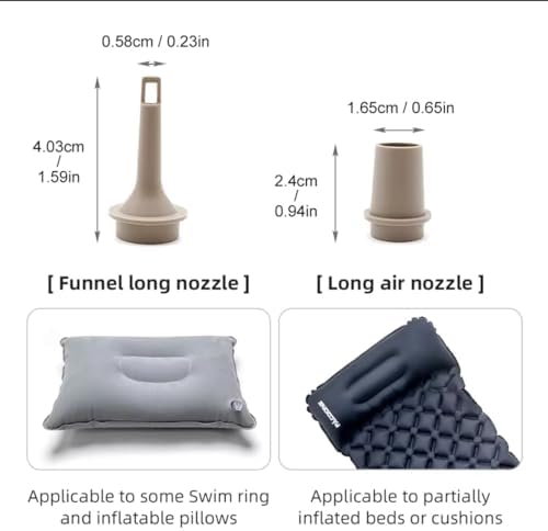 Compact Camping Air Pump - Easy Inflation for Sleepover or camping trips