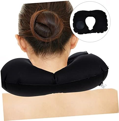 Convenient Inflatable Travel Pillow for Airplane Comfort and Neck Support
