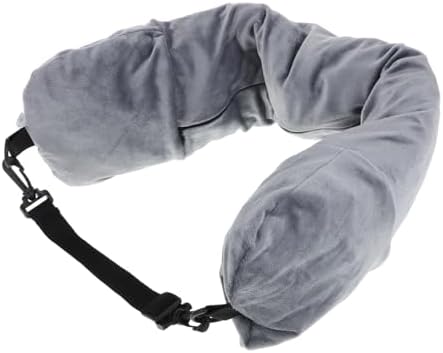 Luxshiny Travel Pillow with Storage Function for Airplane or Long Flight