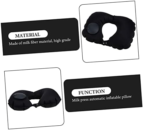 Convenient Inflatable Travel Pillow for Airplane Comfort and Neck Support