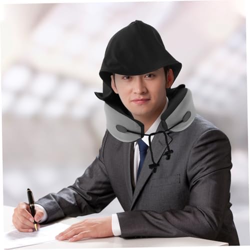 Garneck Travel Pillow - U-Shape Memory Foam Neck Support Pillow for Car Office and Sleep