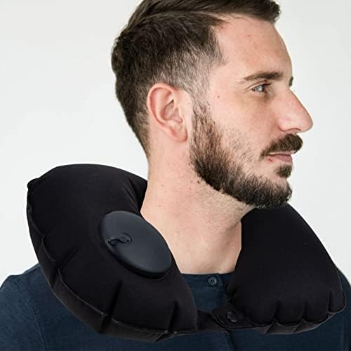 CHILDWEET Inflatable Travel Pillow - Comfortable Neck Pillow for Airplane Use Portable Travel Supply
