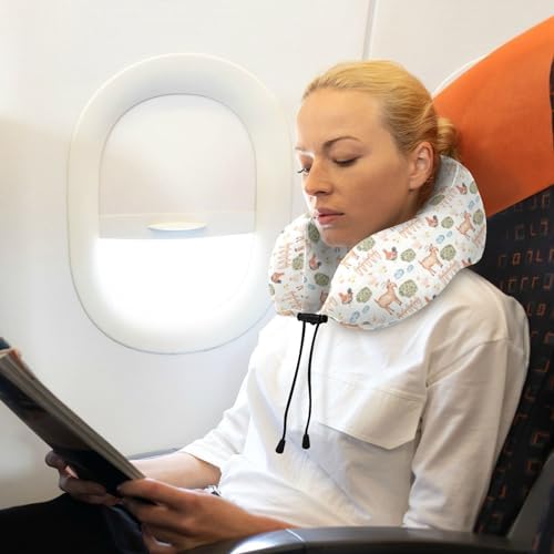 Gredecor Memory Foam Travel Neck Pillow for Air Car and Office Use