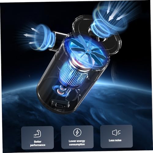 Yeory Mini Air Mattress Pump Rechargeable with 4000Pa suction for Pool Floats Mattresses More