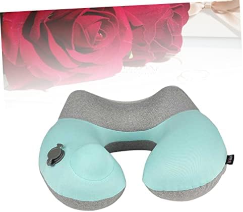Zerodeko Inflatable Travel Pillow U-Shape Neck Pillow Portable Quick Inflation Set