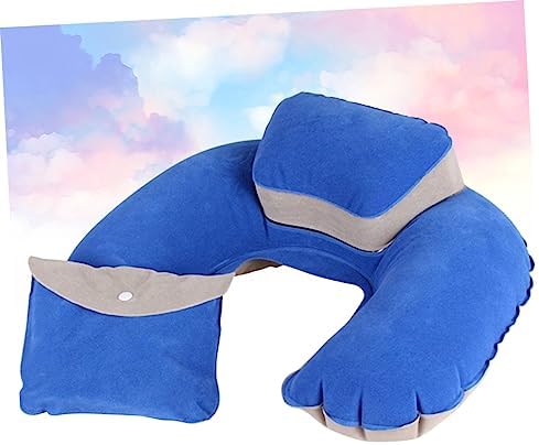 Lightweight U-Shaped Travel Pillow with Neck Support and Earplugs