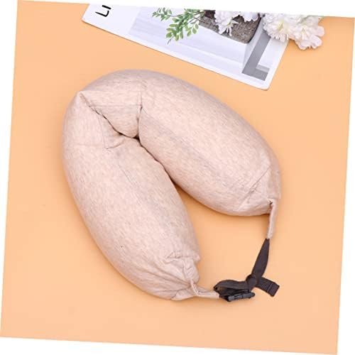 Soft Elastic U-Shaped Travel Pillow for Neck Support Office Home Use