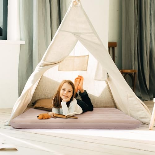 Perfect 2-Piece - Inflatable Air Mattress for Kids Easy to Use Durable