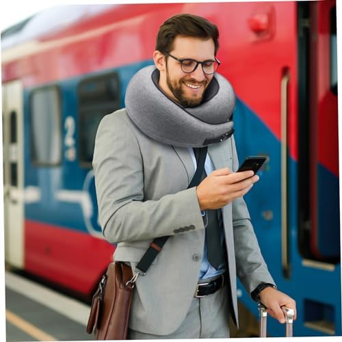 Adjustable Travel Pillow Memory Foam Neck Support