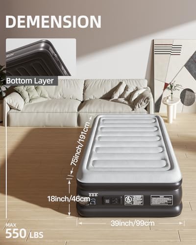 Quick Inflatable Air Mattress for Sleepers