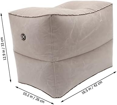 Safe Inflatable PVC Foot Pillow for Airplane Car Train