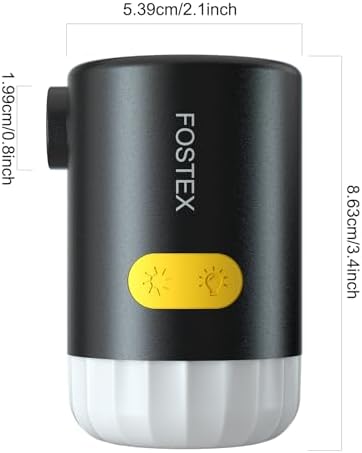 Fostex Portable Mini Air Pump Rechargeable Battery
