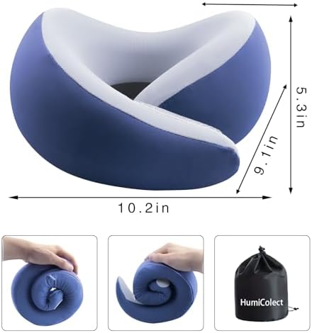 Belecy Travel Pillows for Airplanes - Perfect for Relaxing With Ergonomic Support