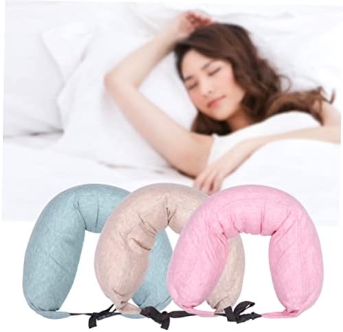 Soft Elastic U-Shaped Travel Pillow for Neck Support Office Home Use